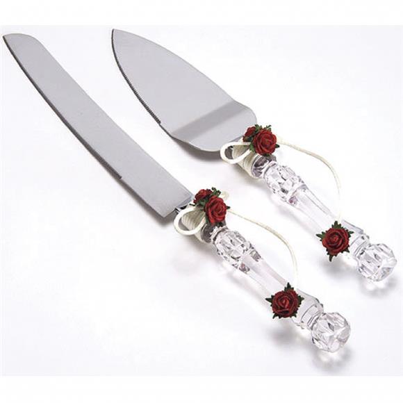 Knife - Flower Love In Romantic Red