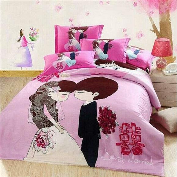 Bedding Set With Quilt - Fitted Bedding Set