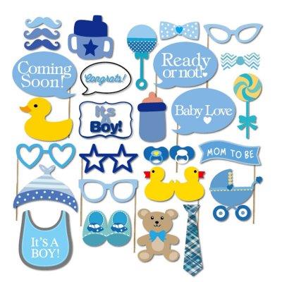 Baby Shower Decorations - Photo Booth Props