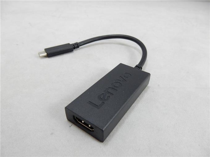 Located The Side The - Lenovo Usb-c Hdmi Adapter Turns