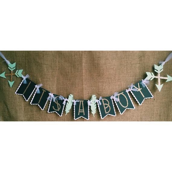 Shabby Chic Party - Baby Shower Banner