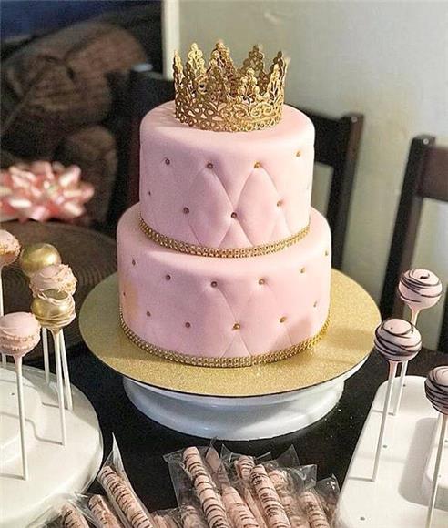 Crown Cake Topper - 1st Birthday Cake