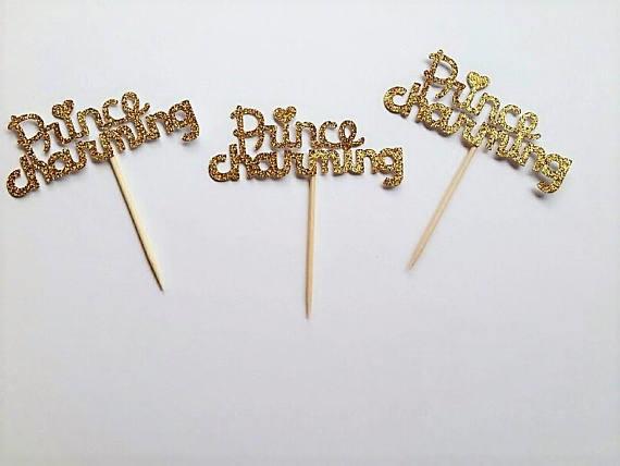 Party Theme - Prince Charming Cupcake Toppers