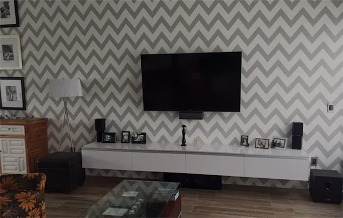 Chevron Pattern - Living Room