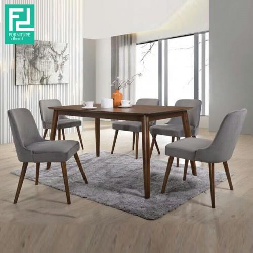 Self Assembly Require - Solid Wood Dining Set