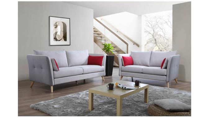 Lounge In Style With The - Washable Fabric Sofa