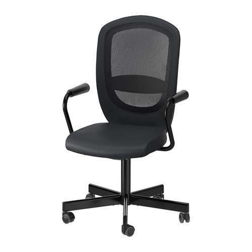 Automatically Adjusts - Swivel Chair With Armrests