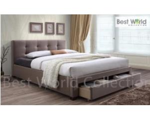 Decorative - Fabric Queen Bed Frame With