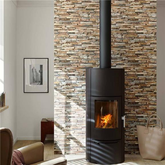 Open Fire - Natural Stone